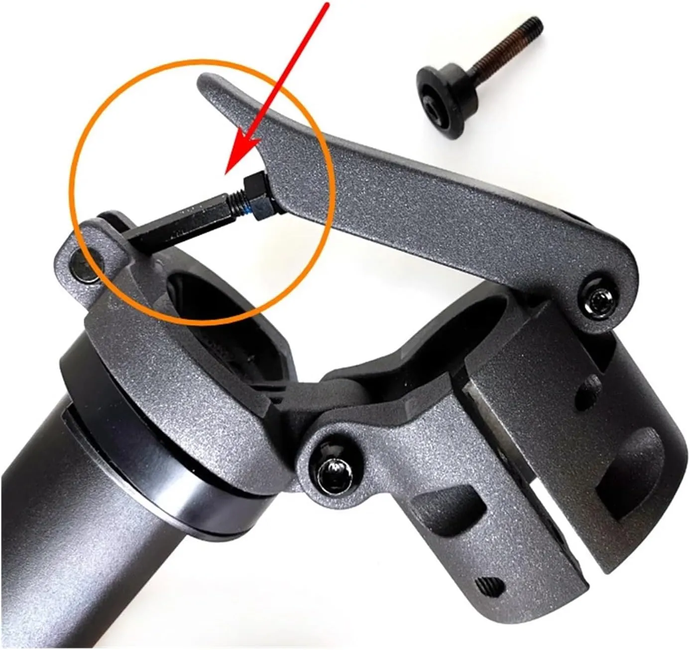 Locking Screw Kit Compatible with Ninebot Max G30 G30D KickScooter Shaft Bearing G30Lite Replacement Parts(Color:Stainless Steel)