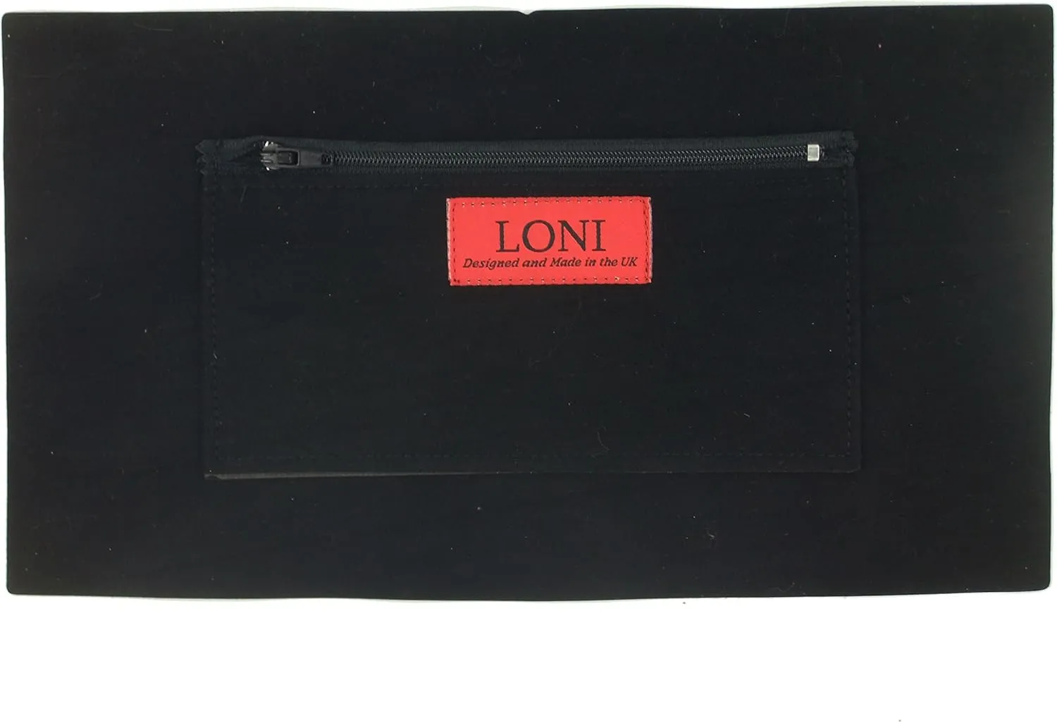 LONI Womens Neat Envelope Faux Suede Clutch Bag/Shoulder Bag