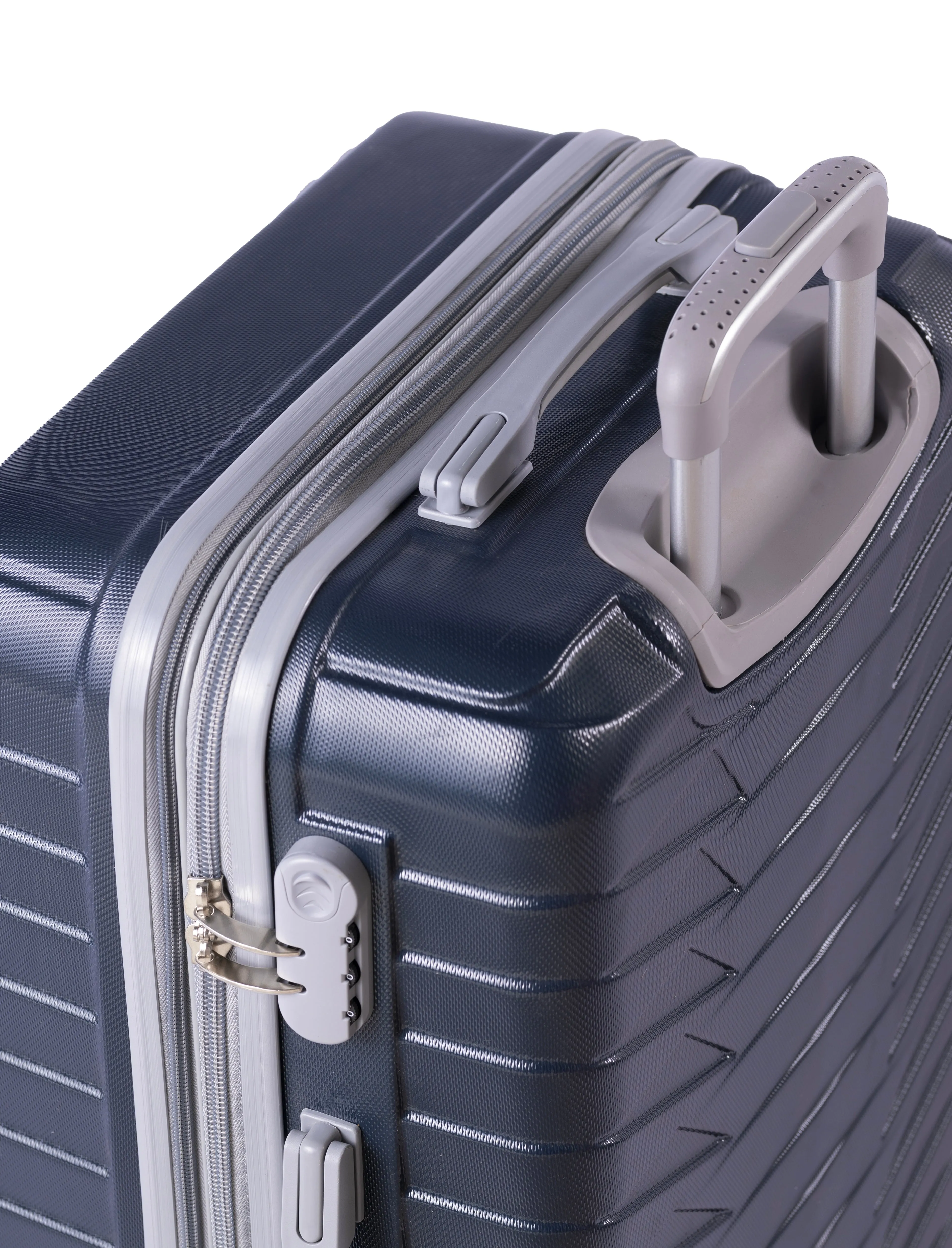LOUVRE -Complete Luggage Set 3 Piece -ABS(Blue)
