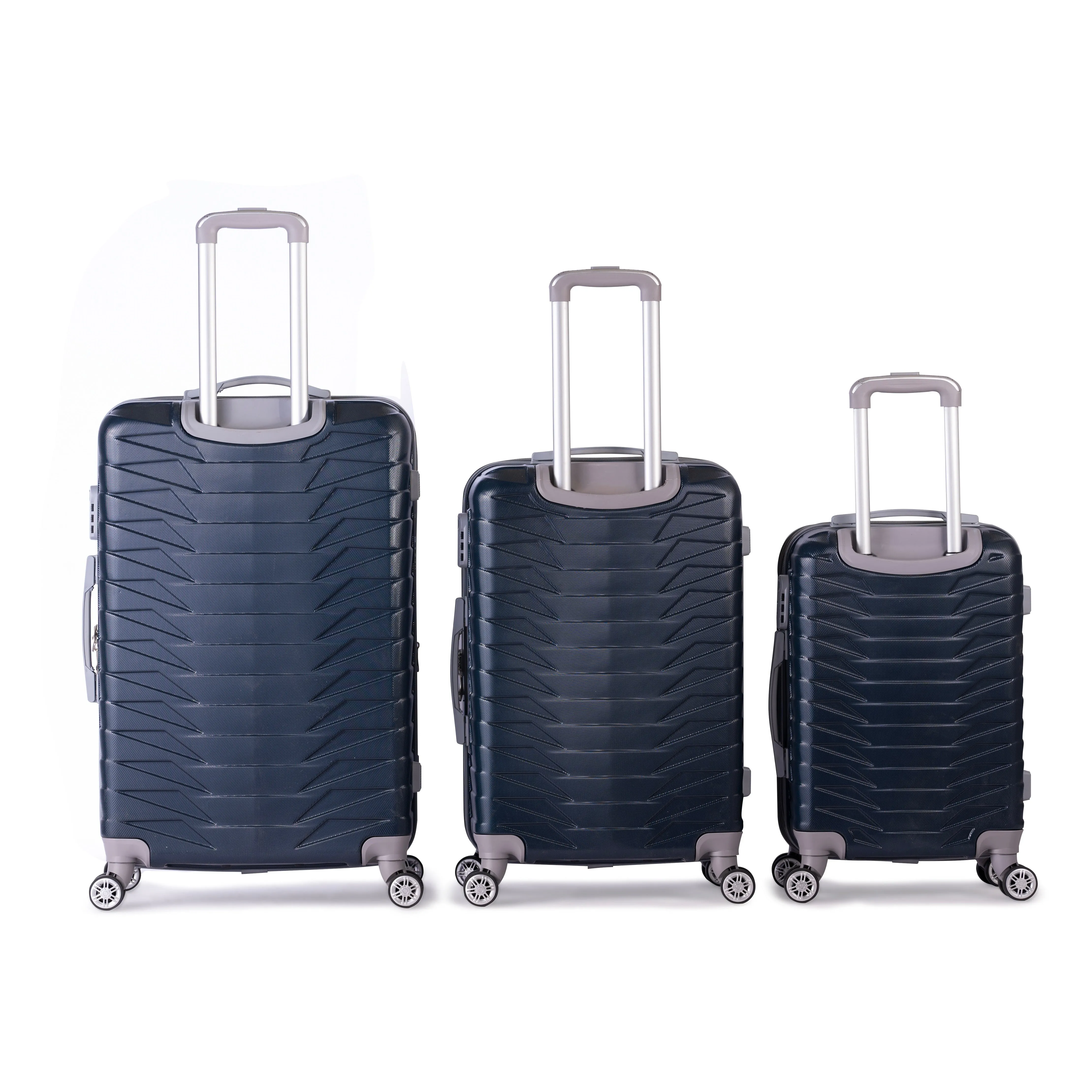LOUVRE -Complete Luggage Set 3 Piece -ABS(Blue)