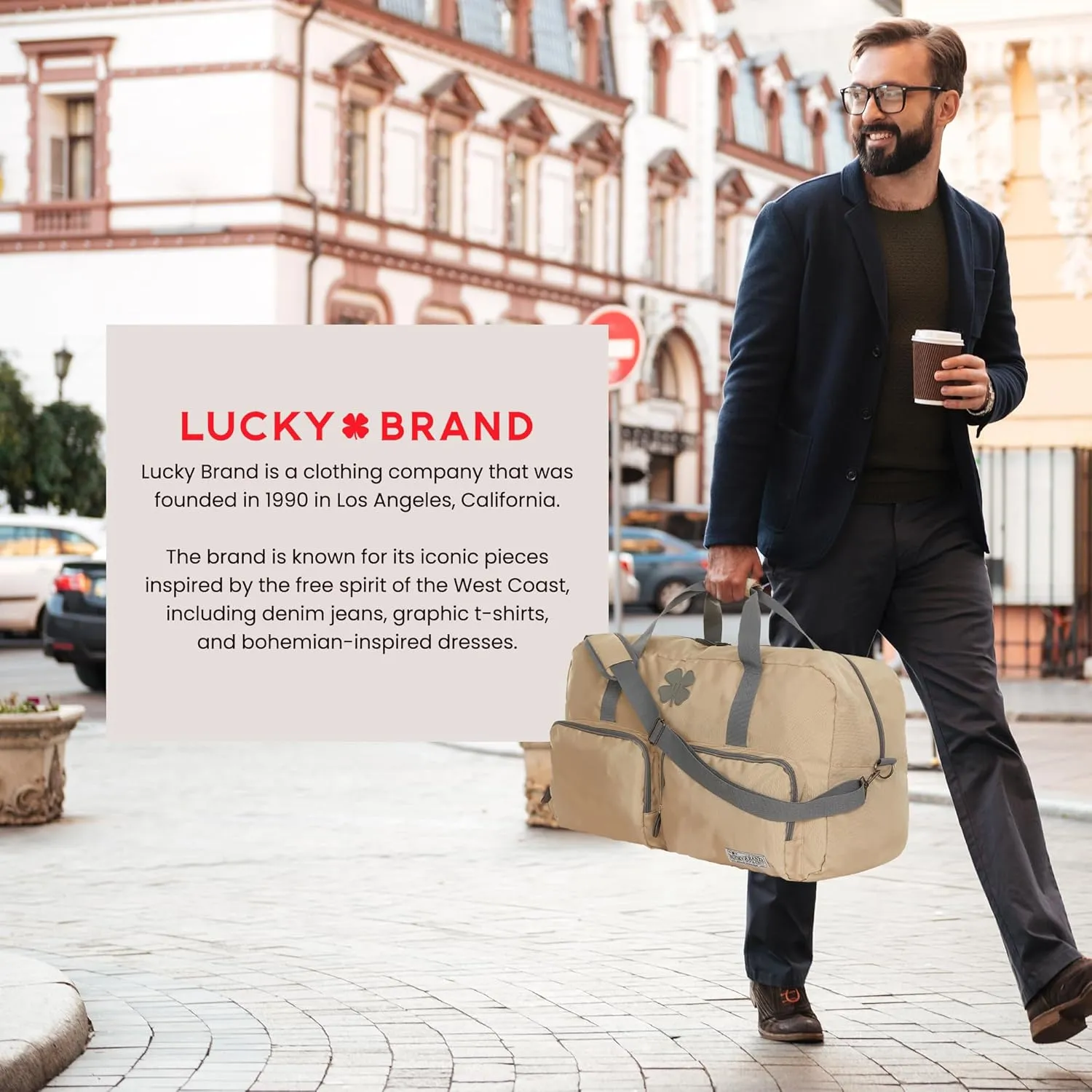Lucky Travel Duffel Bags 65L, Gym Bag, Travel Bag & Large Duffle Bag for Men, Foldable Overnight Weekender Bags for Women & Men with Adjustable Shoulder Strap,