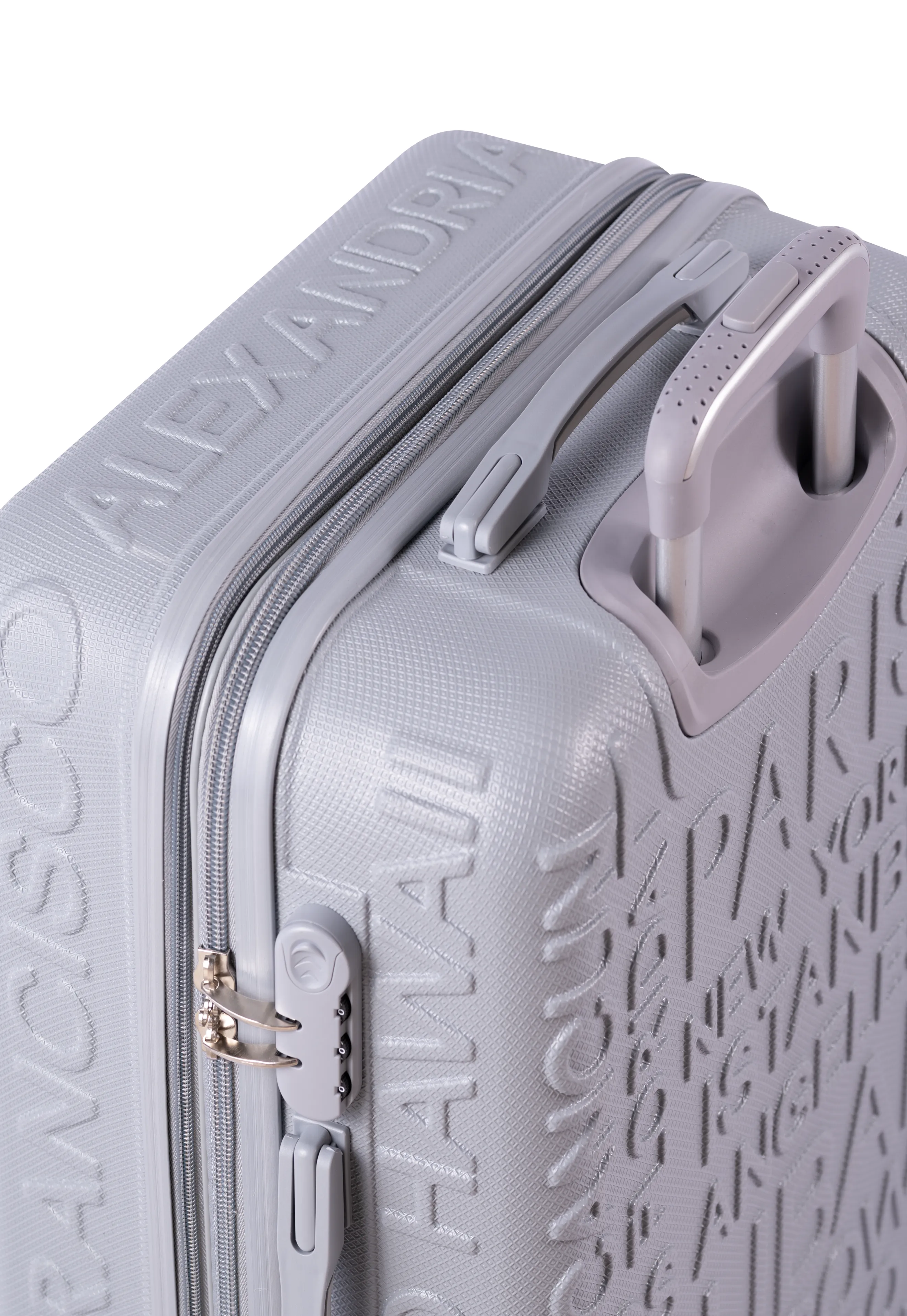 Luggage - RIO- with spinner wheels - 58 cm - SILVER( small)