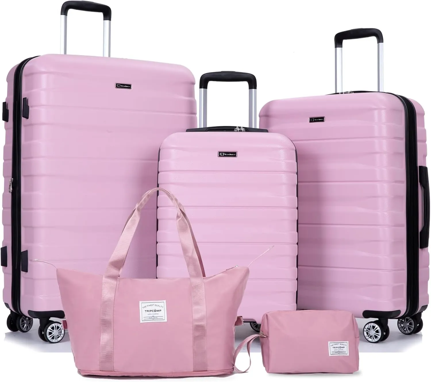 Luggage Sets 3 Piece with Double Spinner Wheels,PC Hardside Suitcase Sets with Expandable, Carry On Luggage Set with Travel Duffle Bag for Women and Men