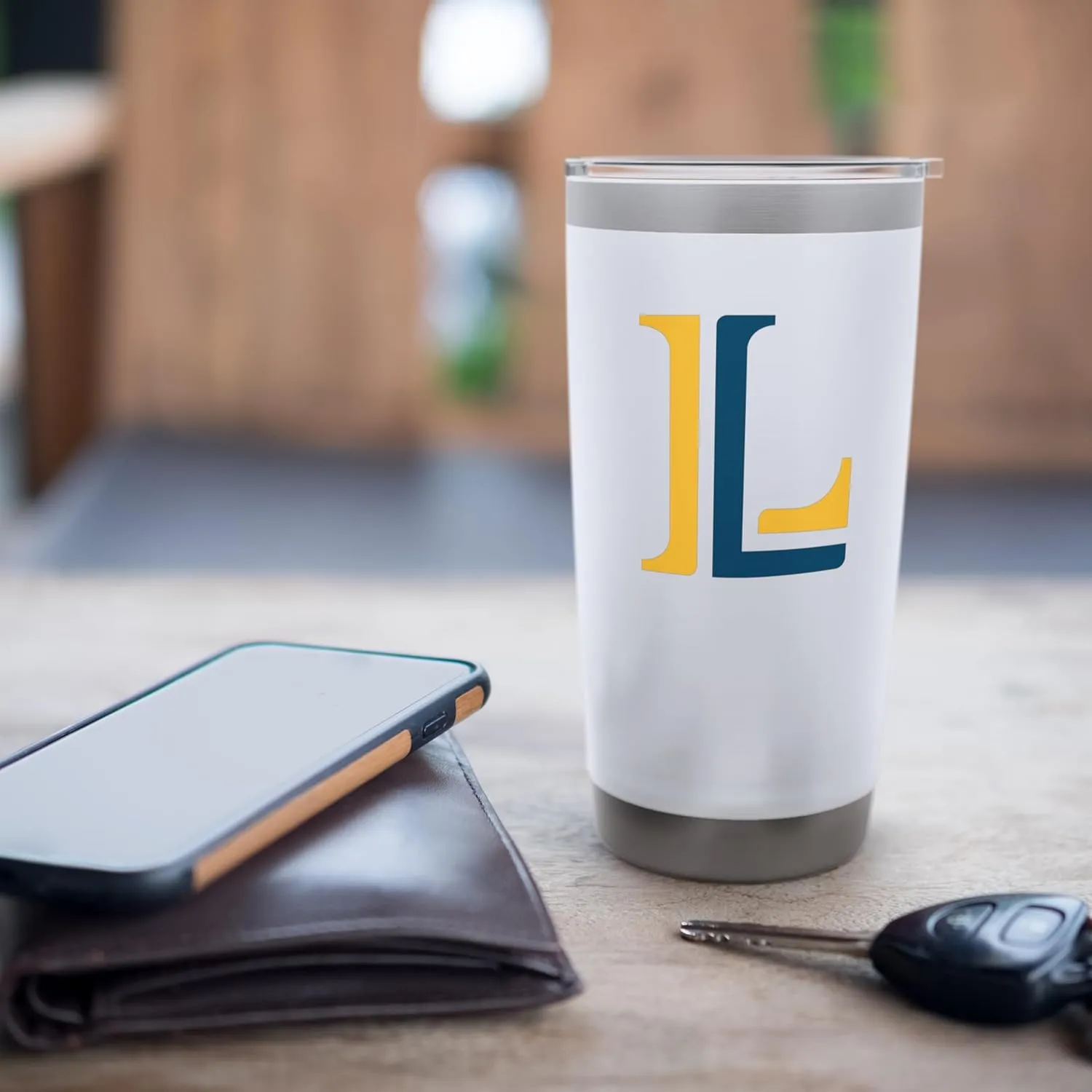 Lycoming Warriors L Athletic Logo Mark Lycoming College Stainless Steel Insulated Tumbler