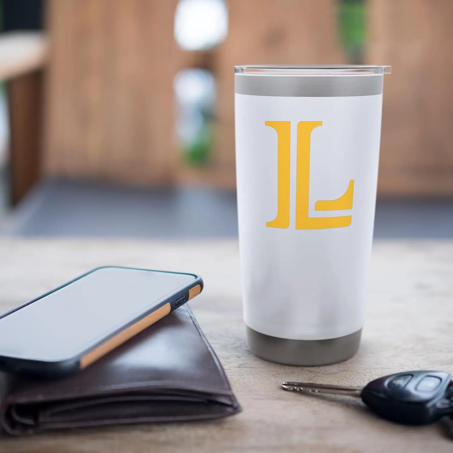 Lycoming Warriors L Athletic Logo Mark Lycoming College Stainless Steel Insulated Tumbler