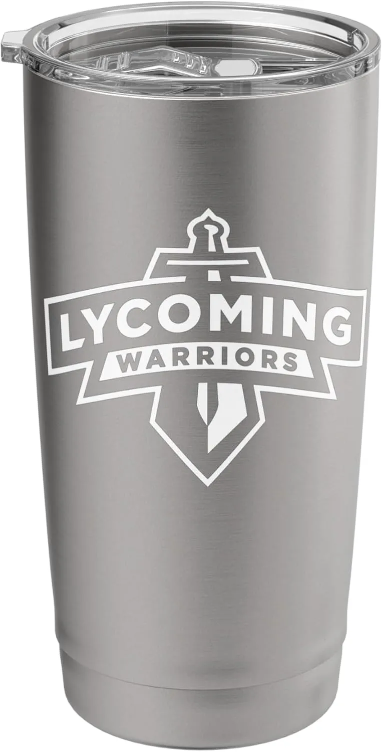 Lycoming Warriors Sword & Shield Logo Lycoming College Stainless Steel Insulated Tumbler