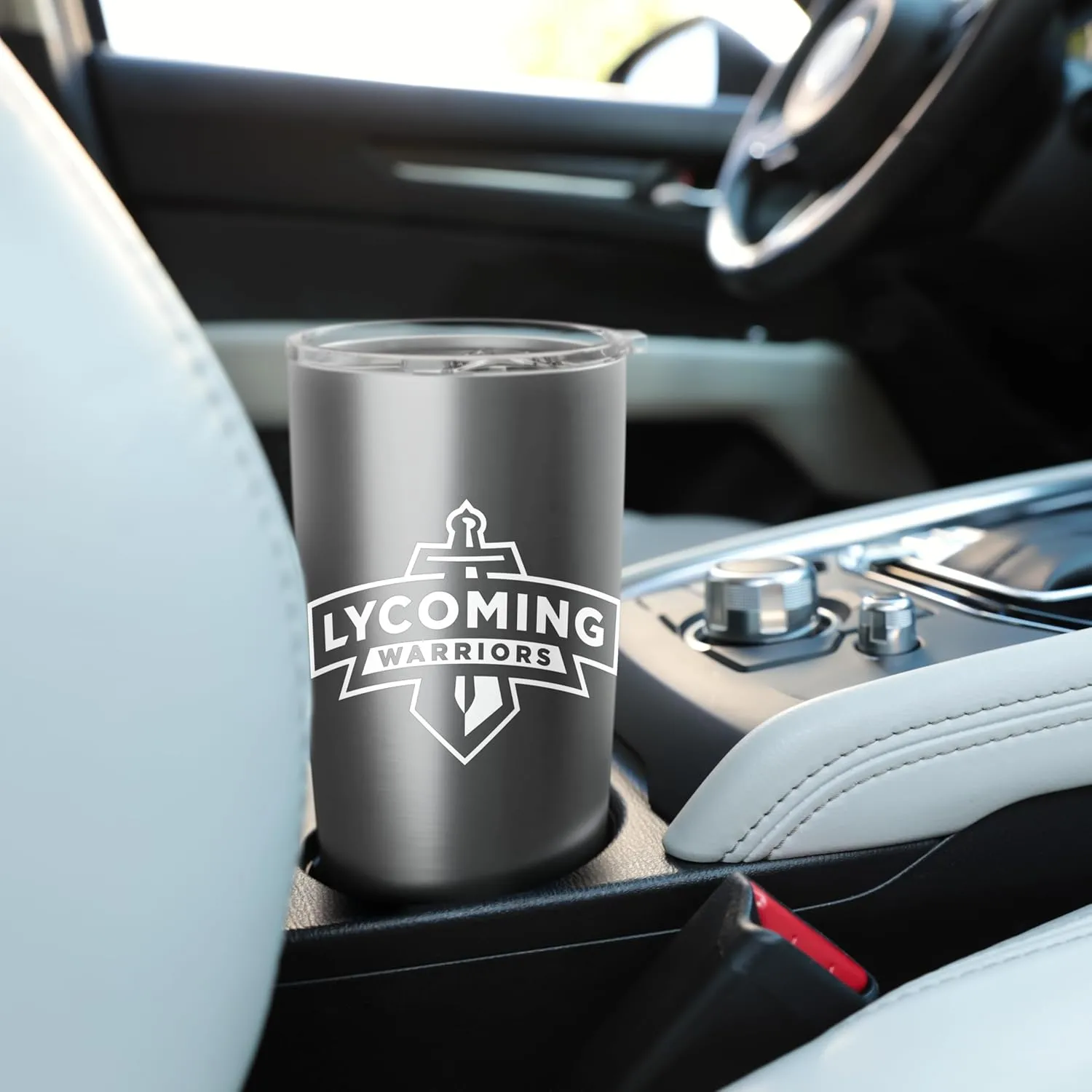 Lycoming Warriors Sword & Shield Logo Lycoming College Stainless Steel Insulated Tumbler