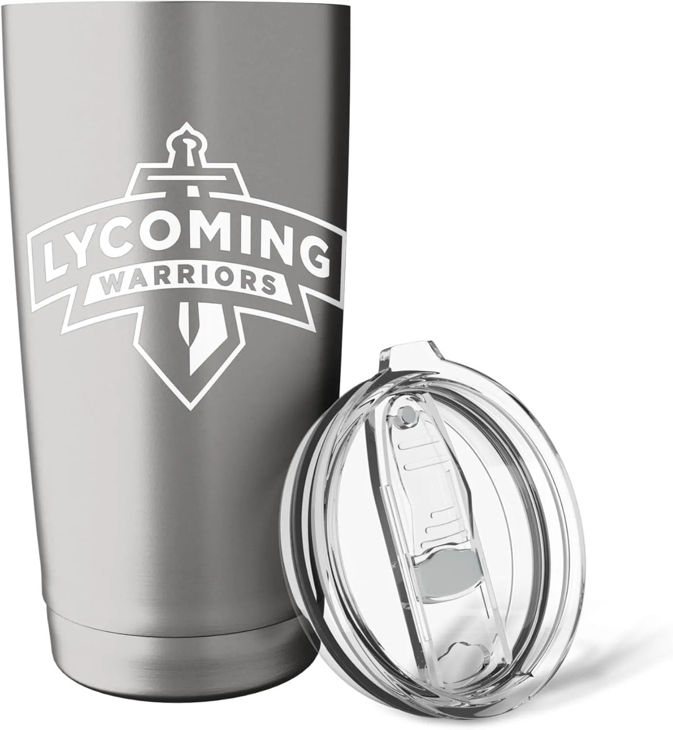 Lycoming Warriors Sword & Shield Logo Lycoming College Stainless Steel Insulated Tumbler