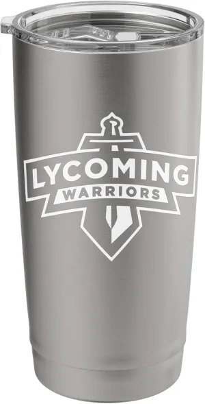 Lycoming Warriors Sword & Shield Logo Lycoming College Stainless Steel Insulated Tumbler