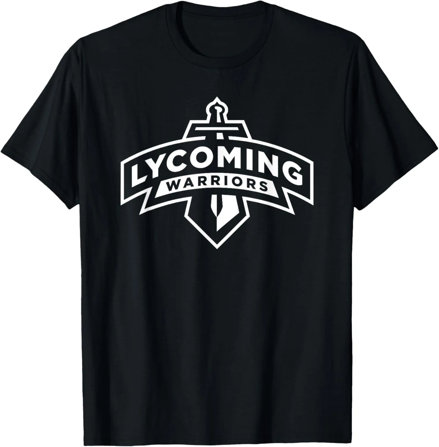 Lycoming Warriors Sword & Shield Logo Lycoming College T-Shirt