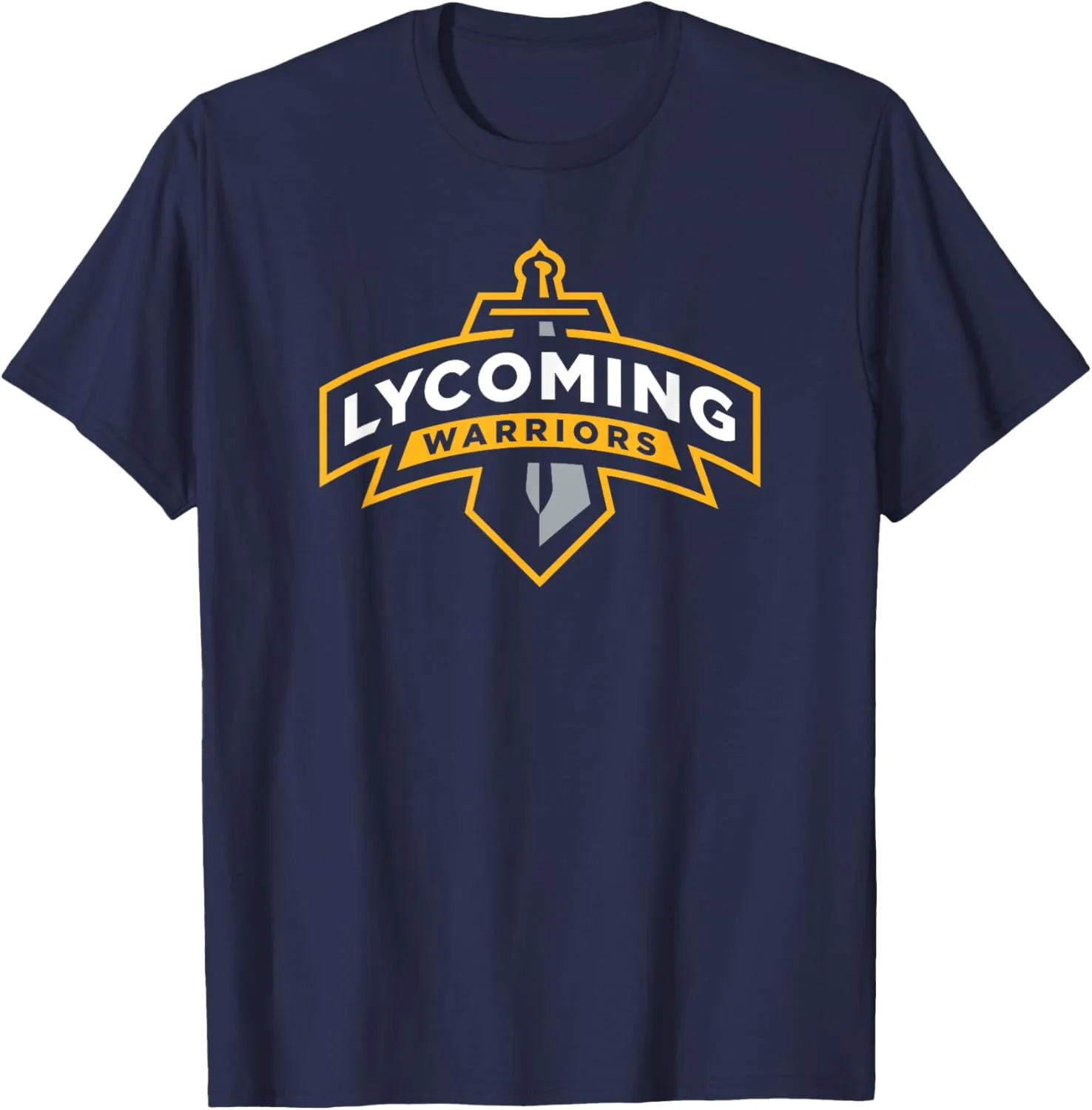 Lycoming Warriors Sword & Shield Logo Lycoming College T-Shirt