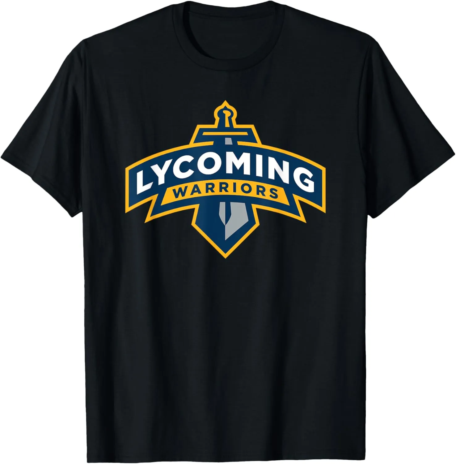 Lycoming Warriors Sword & Shield Logo Lycoming College T-Shirt