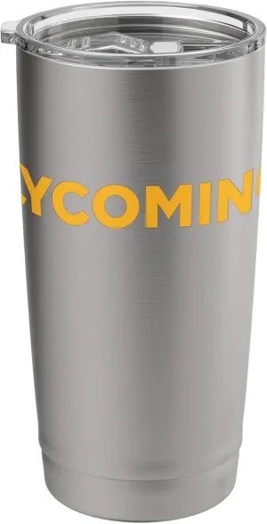Lycoming Warriors Typographic Logo Lycoming College Stainless Steel Insulated Tumbler