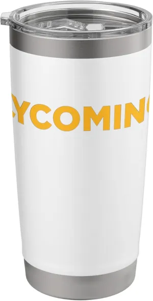 Lycoming Warriors Typographic Logo Lycoming College Stainless Steel Insulated Tumbler