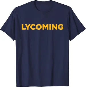Lycoming Warriors Typographic Logo Lycoming College T-Shirt