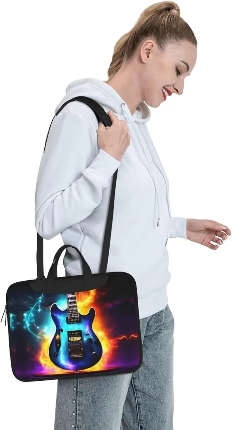 Magic Electric Guitar Print Laptop Case and Computer Bag - Versatile Laptop Bag for Men Laptop Shoulder Bag