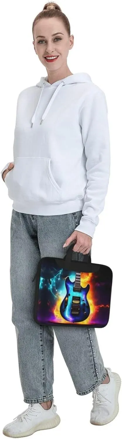 Magic Electric Guitar Print Laptop Case and Computer Bag - Versatile Laptop Bag for Men Laptop Shoulder Bag
