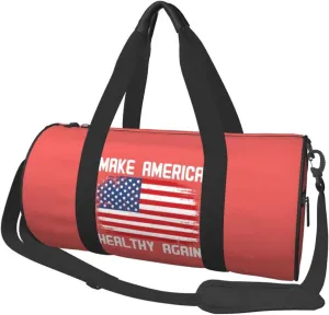 Make America Healthy Again Duffel Bag Gym Bag Travel Sports Tote Large Foldable Beach Swim Yoga3