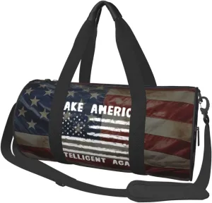 Make America Intelligent Again Duffel Bag Gym Bag Travel Sports Tote Large Foldable Beach Swim Yoga1