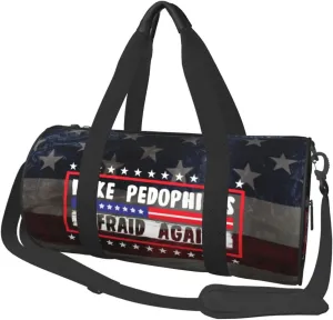 Make Pedophiles Afraid Again Duffel Bag Gym Bag Travel Sports Tote Large Foldable Beach Swim Yoga0