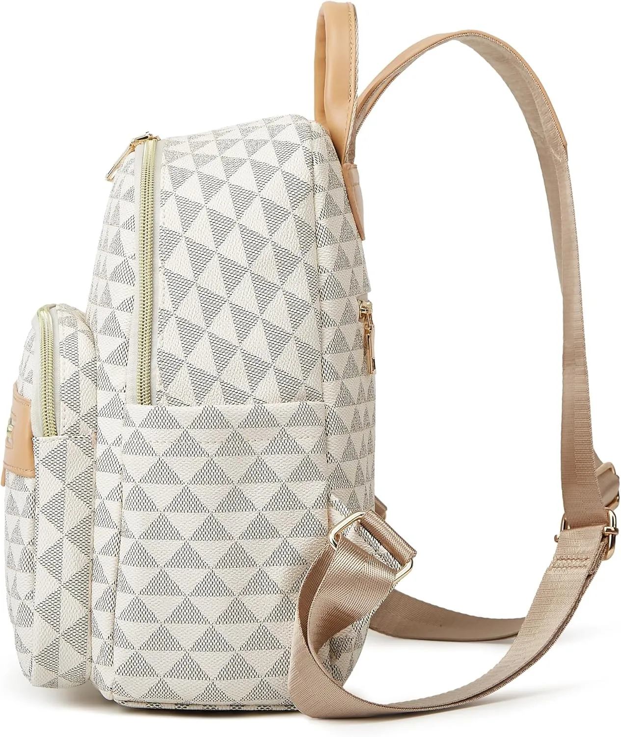 Makes Mini Backpack for Women, Stylish Daypack Purse Handbag Small Casual Daily Travel Bag, Lady Girls Gifts for Work School, 2pcs Sets 11 Inch