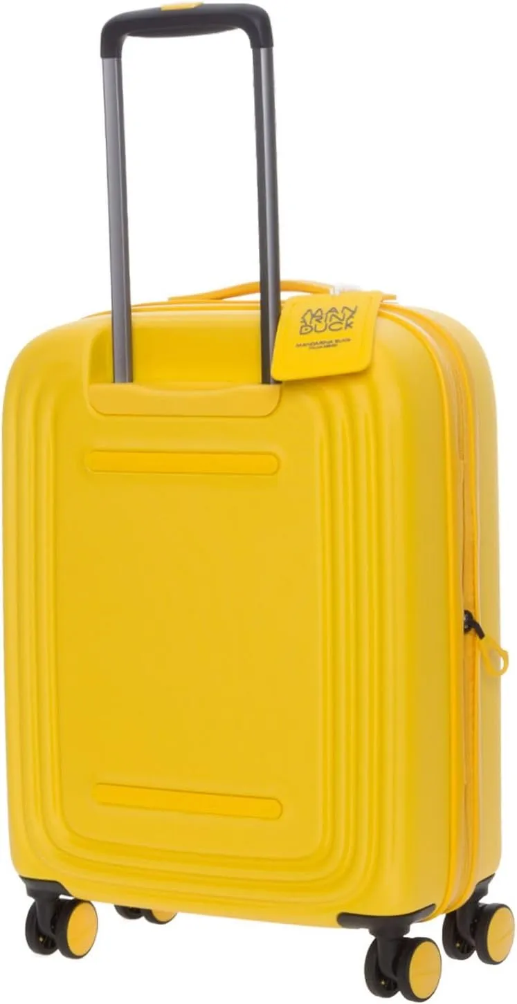 Mandarina Duck Logoduck Suitcase and Rolling Suitcase, 40 x 55 x 20/23 (L x H x W), Duck Yellow