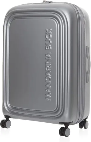 Mandarina Duck Unisex Logoduck   Trolley Large Exp P10SZV33 Luggage Suitcase, Silver, 49x75x31/34(LxHxW), Suitcase and wheeled suitcase