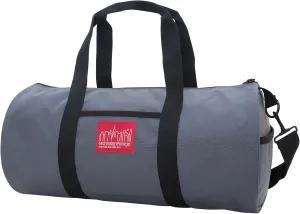 Manhattan Portage Chelsea Drum Bag Hold-All Duffle Bag with Detachable Shoulder Strap External Pockets and Keychain Hook Perfect for Travel, Work and Daily Use (Grey, Medium)