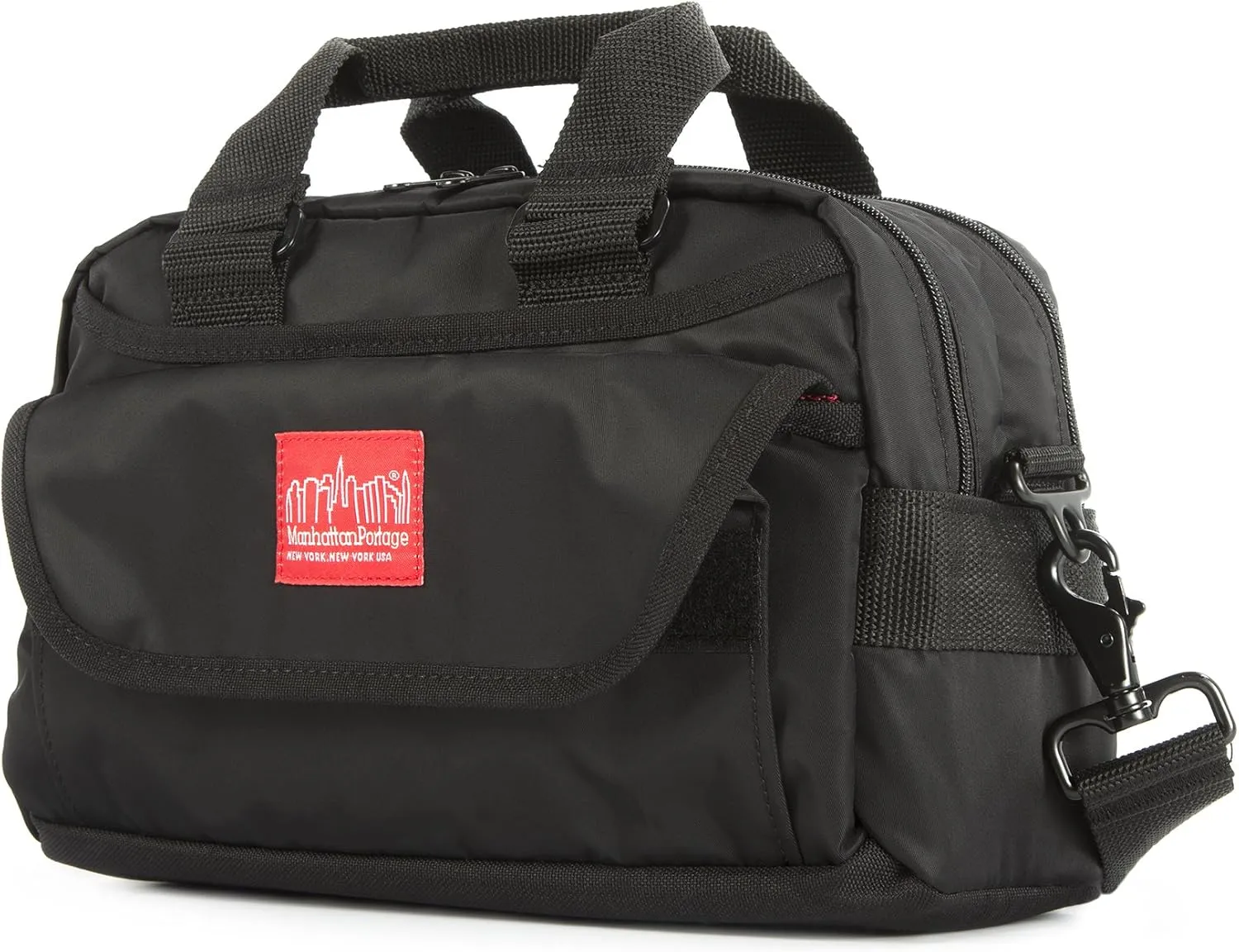 Manhattan Portage FLIGHT NYLON LENOX SHOULDER BAG, black