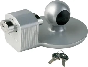 Master Lock Trailer Lock, Trailer Coupler Lock, Fits 2-5/16 in. Couplers, 378DAT, Silver