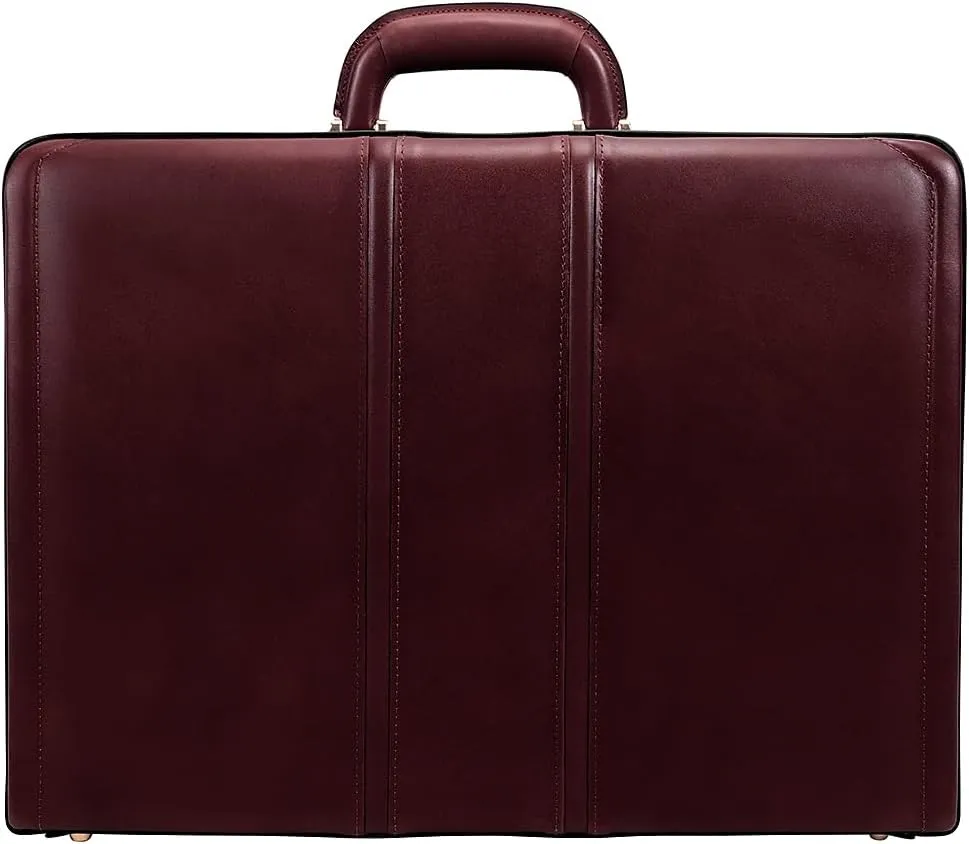McKLEIN Leather 4.5" Expandable Attaché Briefcase- Coughlin