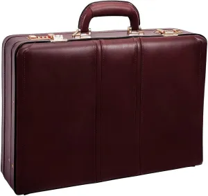 Expandable-Leather Travel Satchels