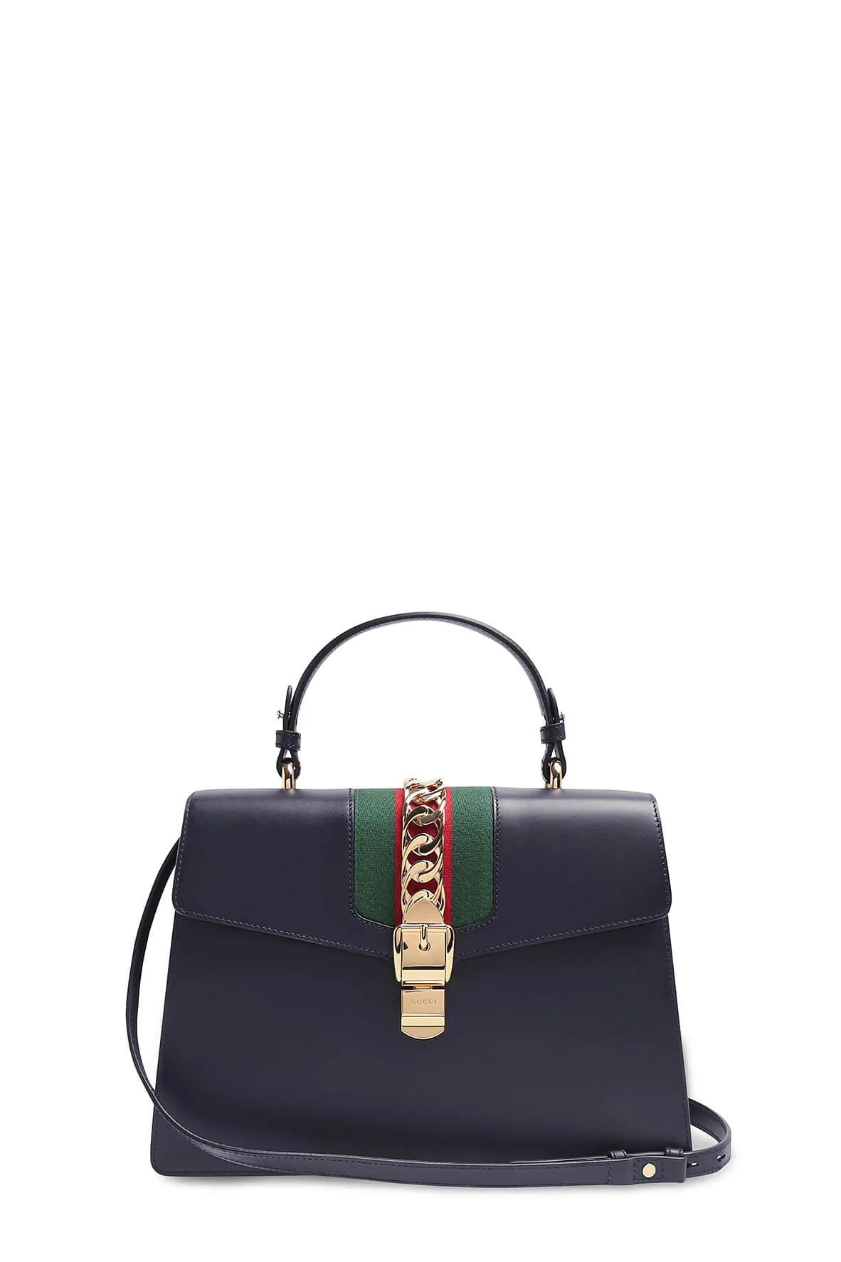 Medium Sylvie Top Handle Bag Blue Agata