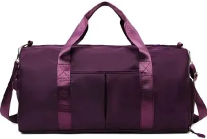 Men and Women's Travel Bag With Shoe Compartment Sports Tote Gym Bag Weekender Overnight Shoulder Bag