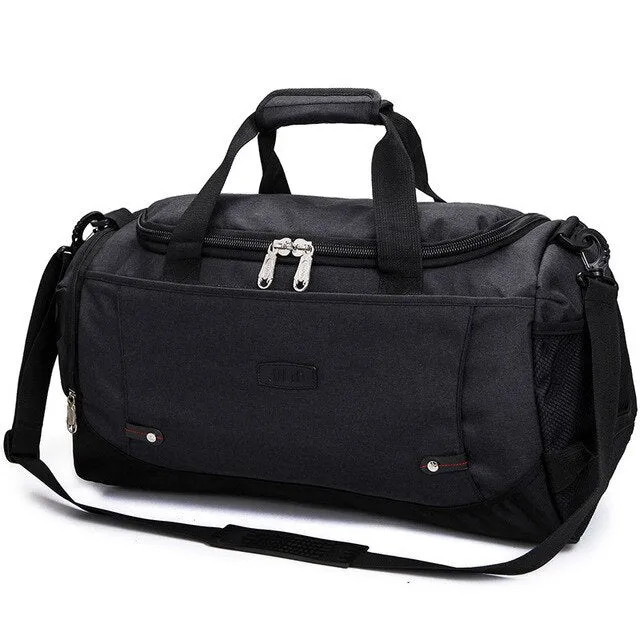 Men Gray Sports Fitness Bags