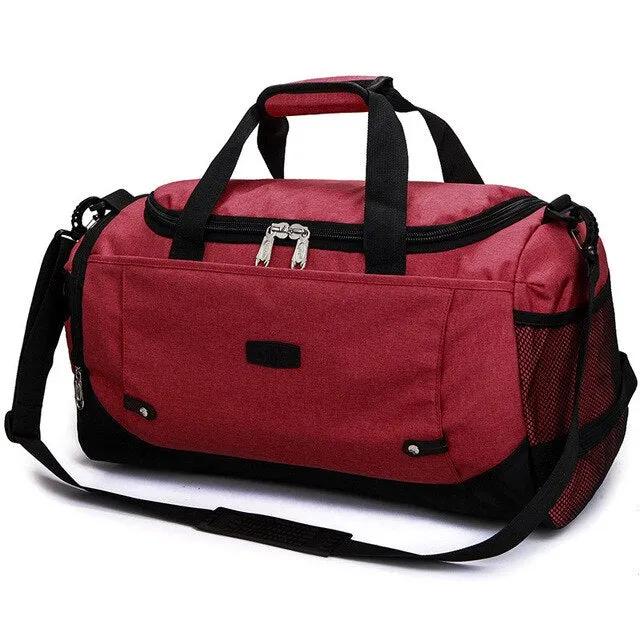 Men Gray Sports Fitness Bags