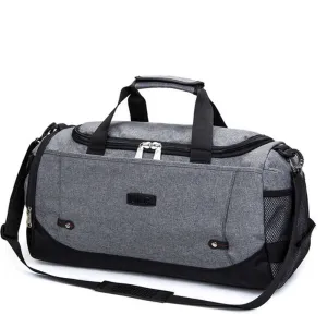 Men Gray Sports Fitness Bags