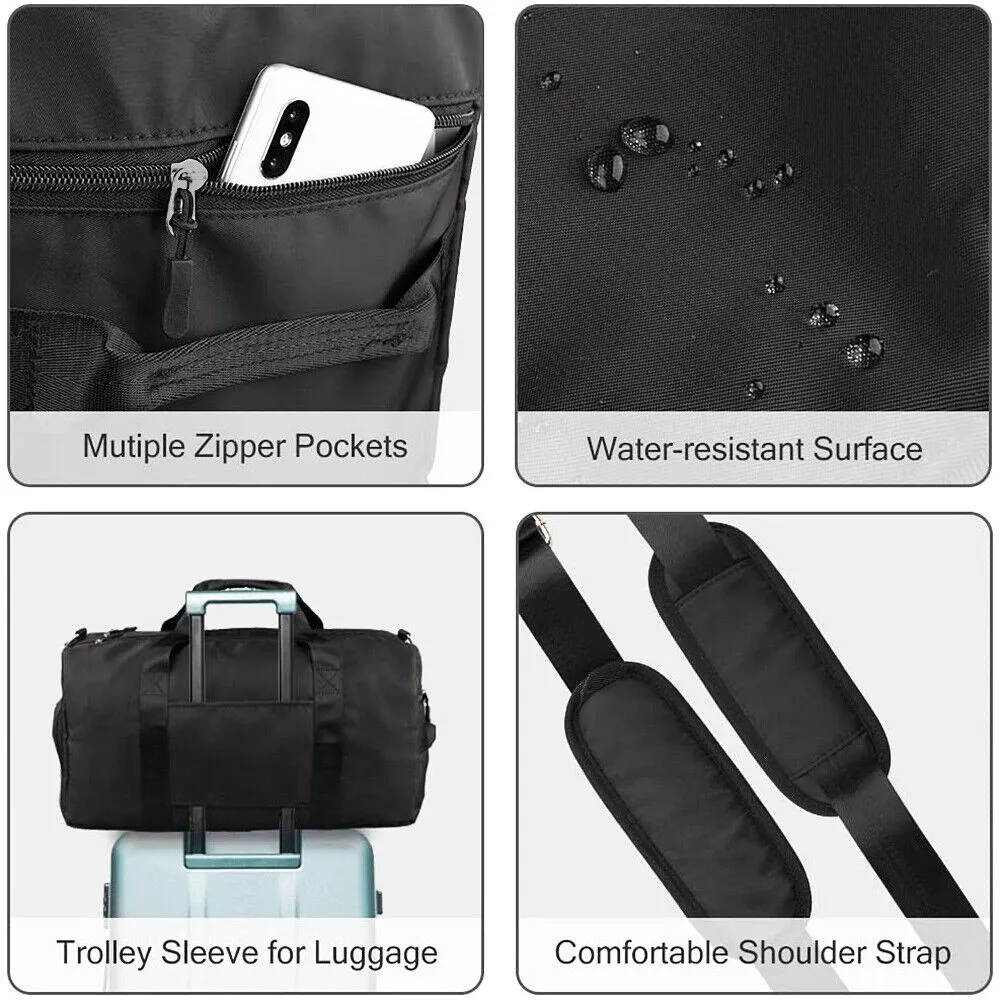 Men Gym Sports Duffle Bag with Large Capacity & Multi Compartment & Lightweight