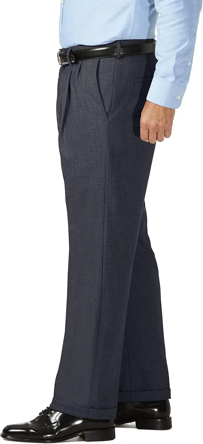 Men's Classic Fit Pleat Front Dress Pant Regular and Big & Tall Sizes