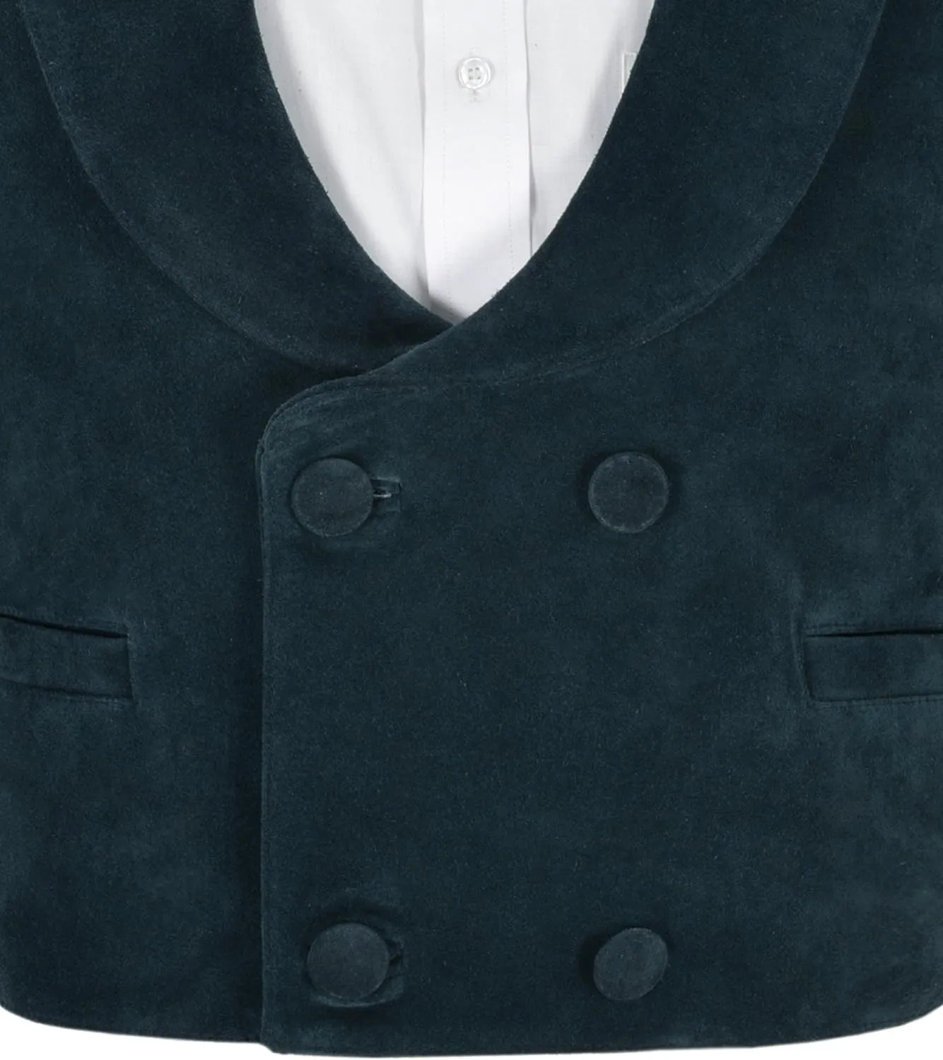 Men's Classic Leather Waistcoat Fashion Real Suede Leather 3281