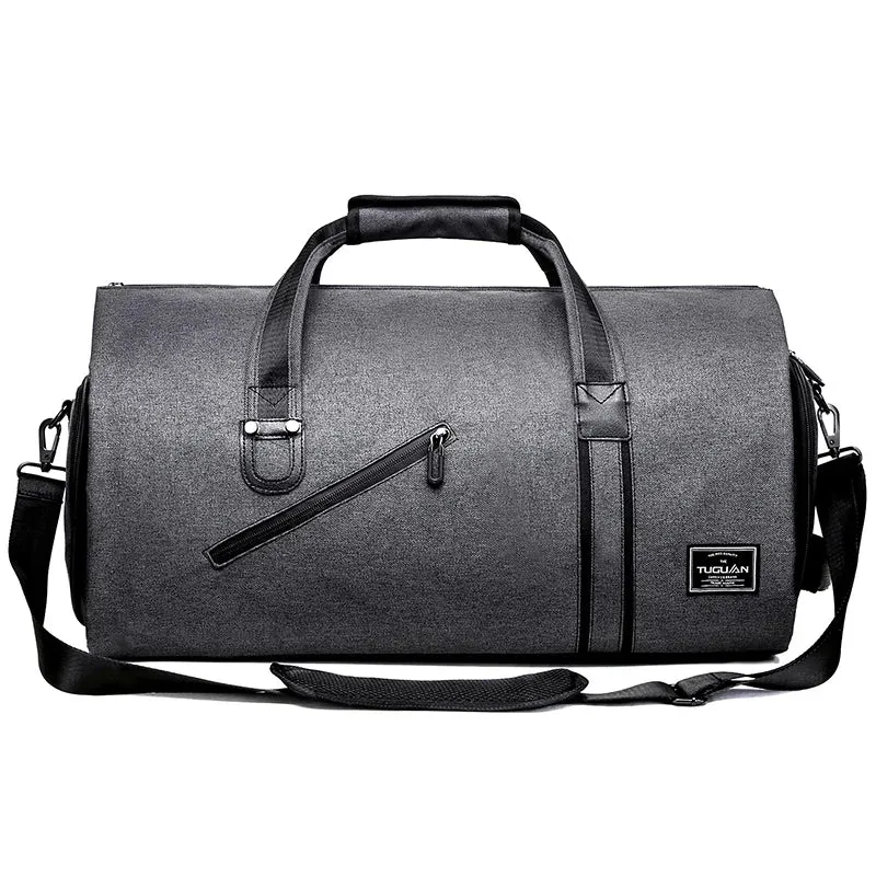 Men’s Hand Luggage Bag – Large Capacity Folding Sports and Travel Bag with Shoe Compartment