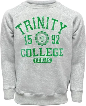 Mens Ireland Grey Trinity College Long Sleeve Sweatshirt