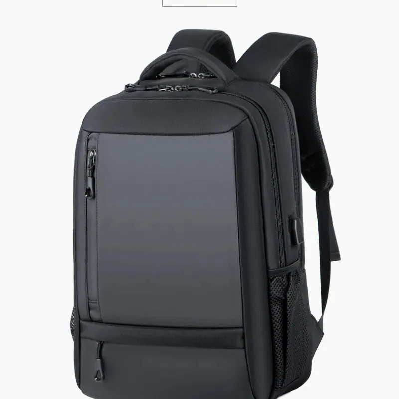 Men's Multi-functional Computer Backpack Simple Waterproof Large Capacity Women's Travel Backpack Bag Suitcase USB Charging 2024