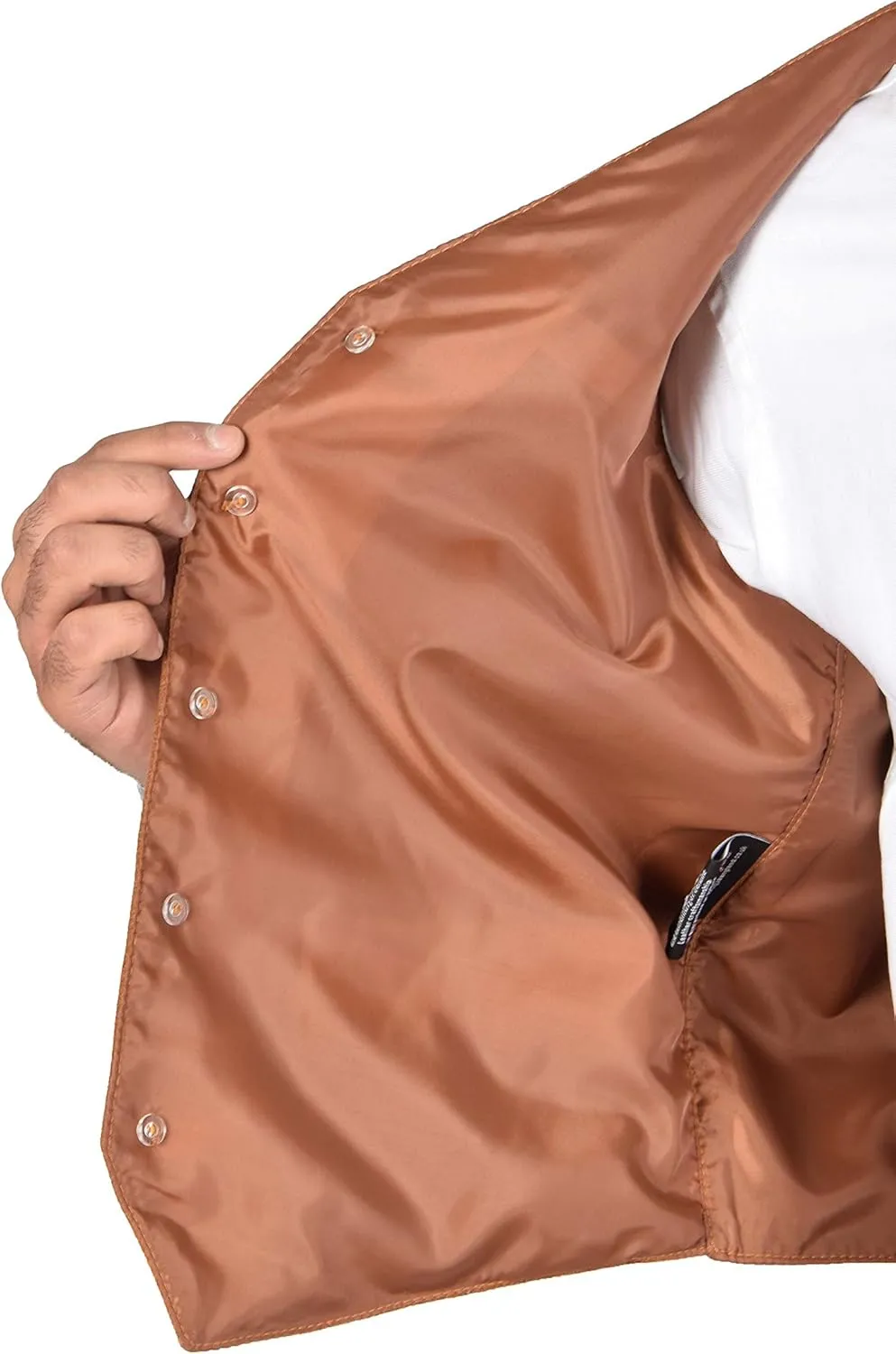 Mens Real Suede Waistcoat Classic Style Vest Don