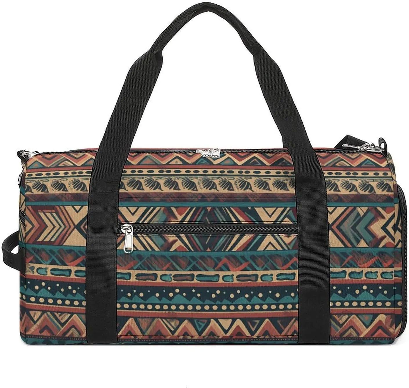 Mens Womens Gym Bag, Native American Print Duffle Bags,travel Gym Duffle Bag,garment Duffle Bag,gym Bag with Shoe Compartment