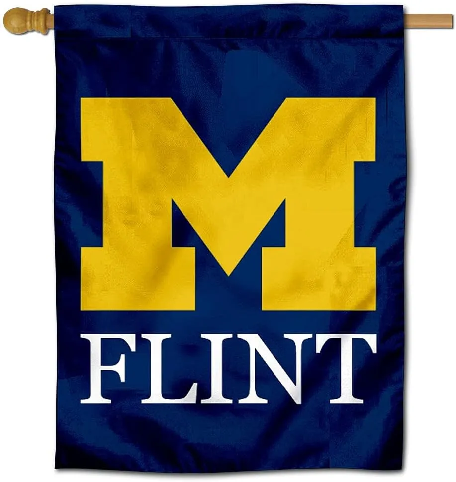 Michigan Flint Double Sided House Banner Flag