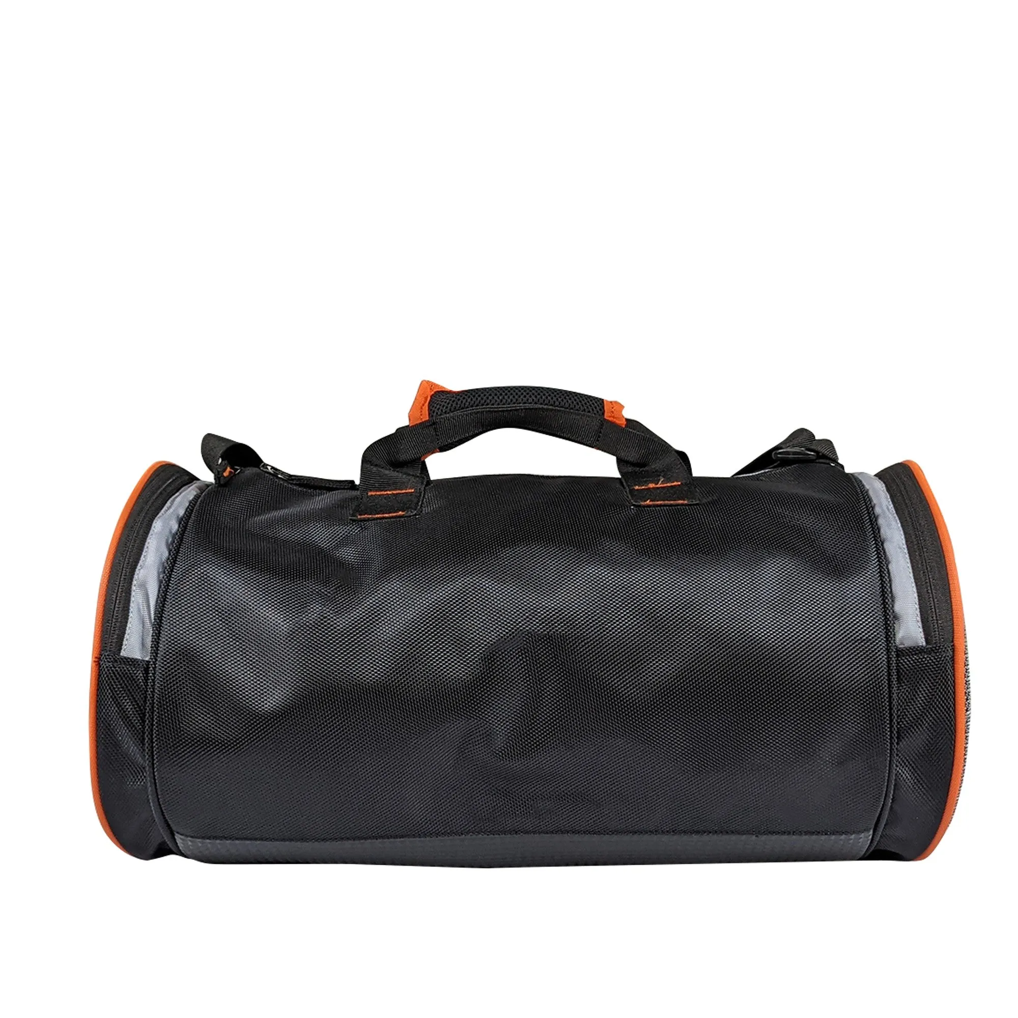 Mike dual tone gym bag - Grey & black