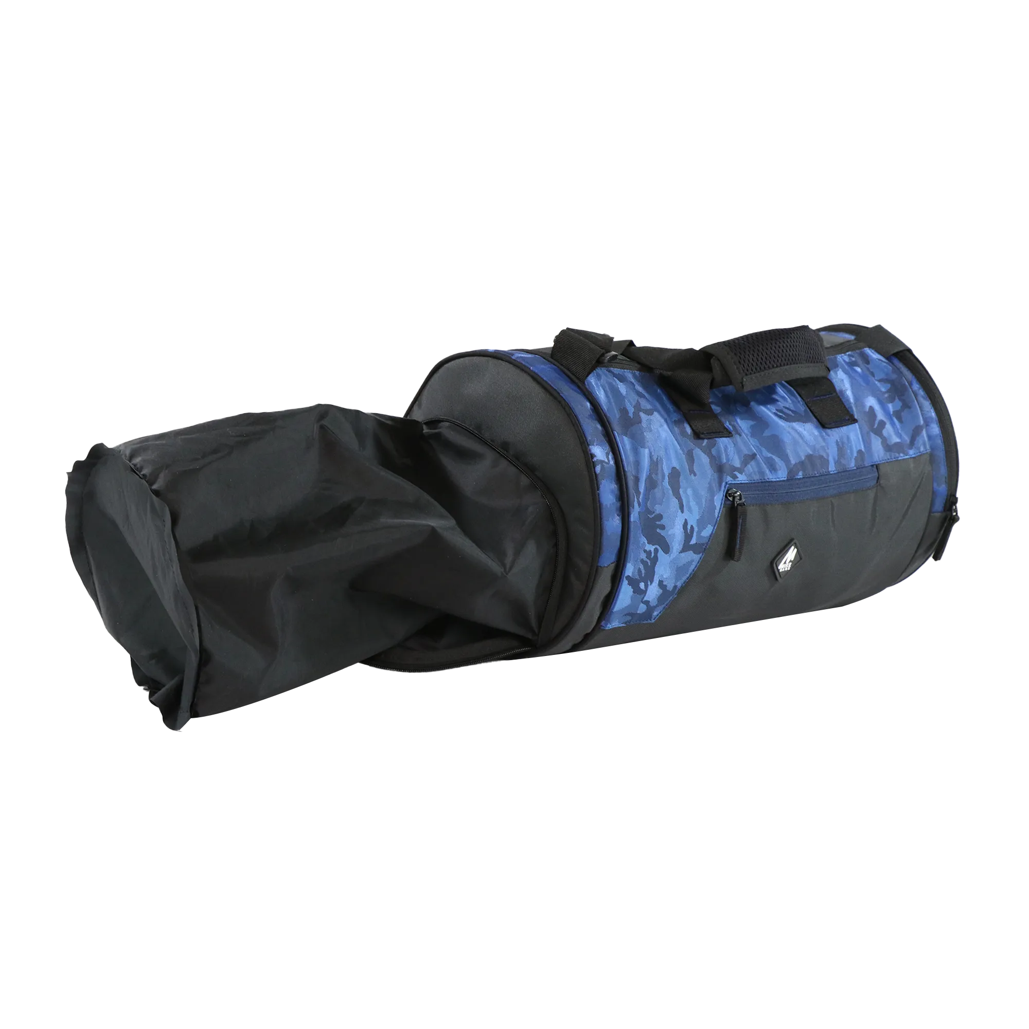 Mike Dual Tone Pro Gym Bag with Shoe Compartment  - Blue