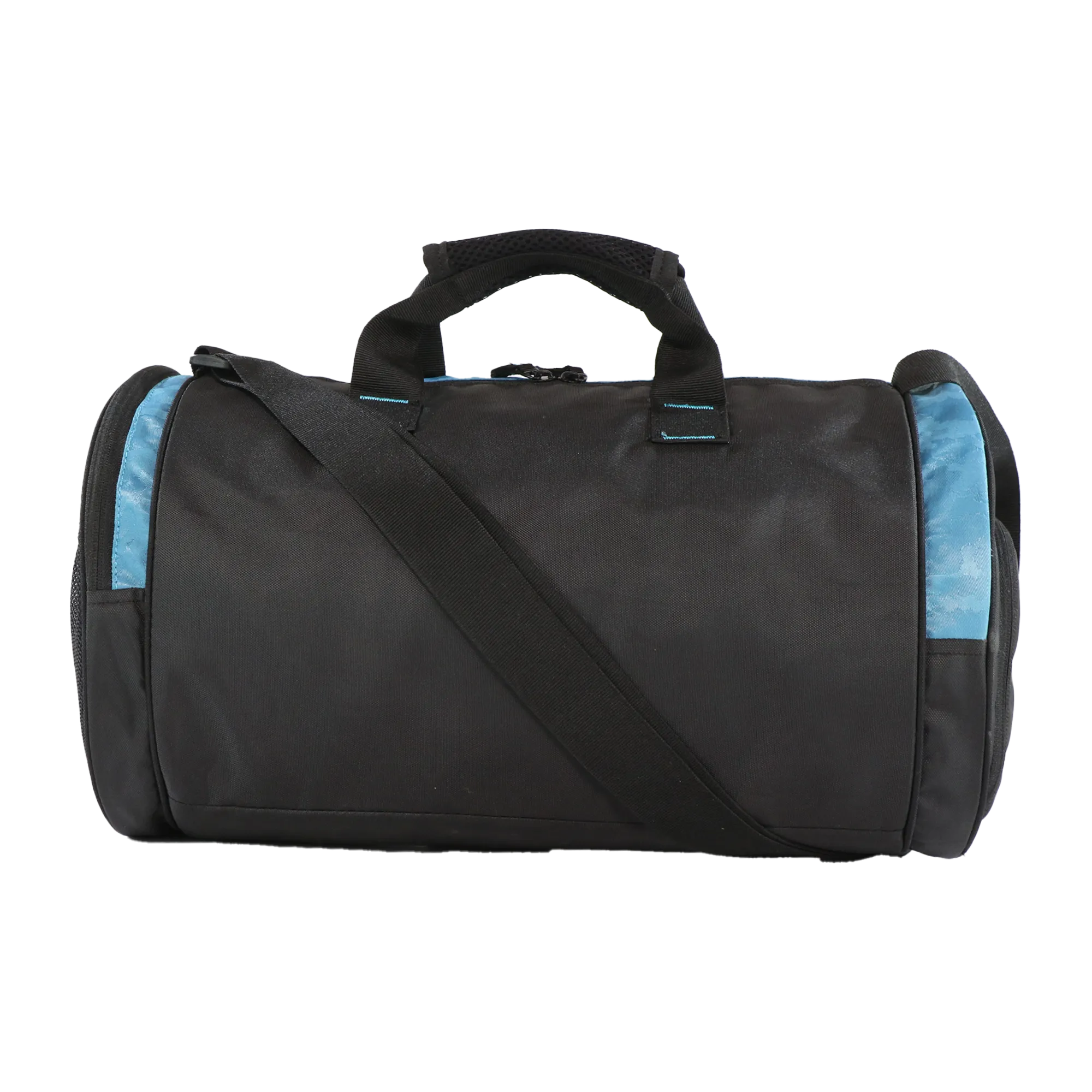 Mike Dual Tone Pro Gym Bag with shoe Compartment  - Teal Blue