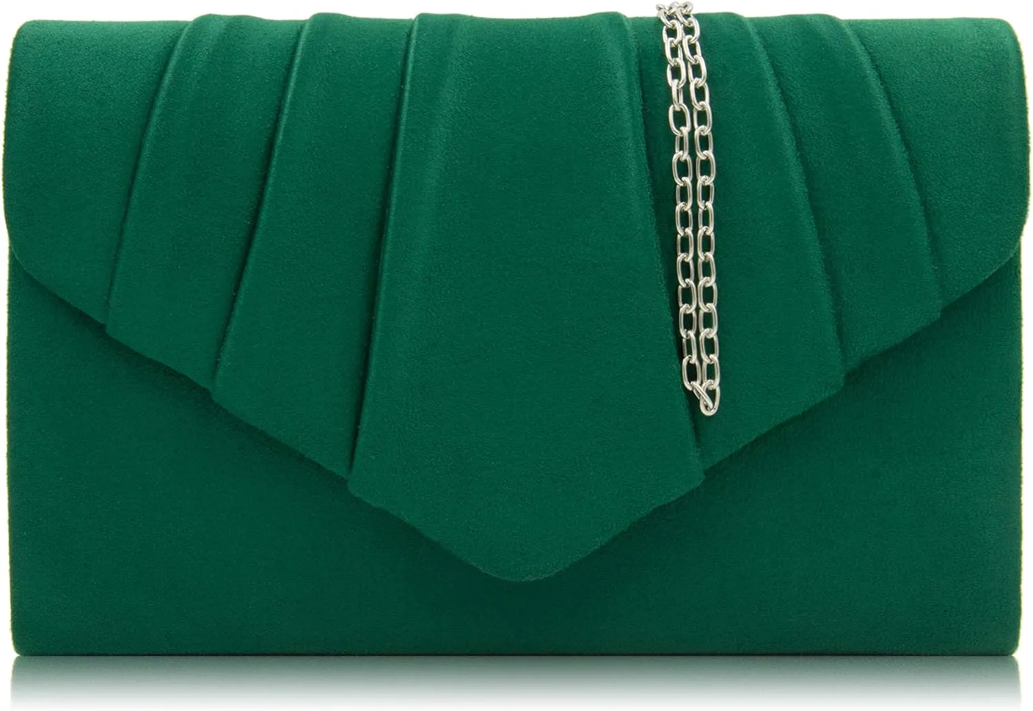 Milisente Clutch Purses For Women Formal Pleated Evening Bag Bridal Evening Clutch Bag